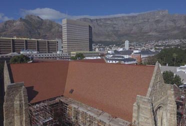 St Georges Cathedral reroof in Cape Town